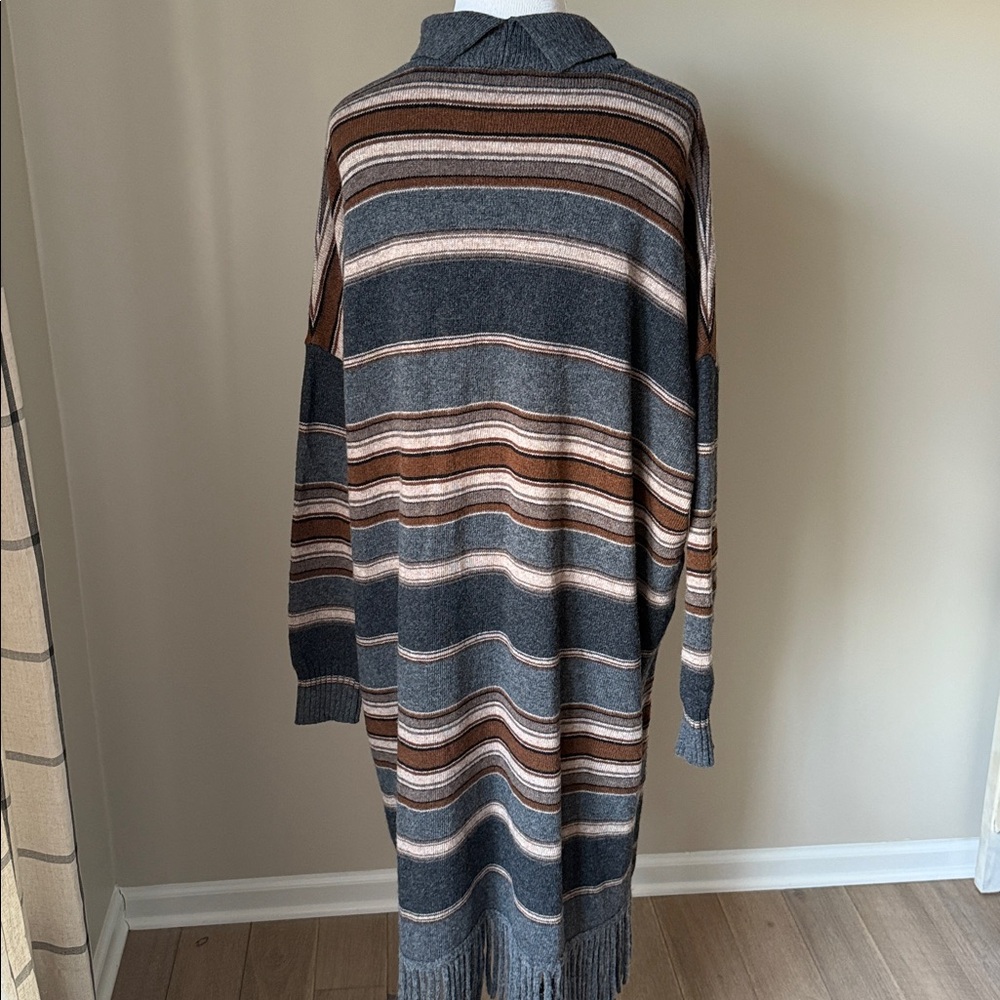 Max Mara Weekend Wool Fringe Sweater Dress - Picture 7 of 10